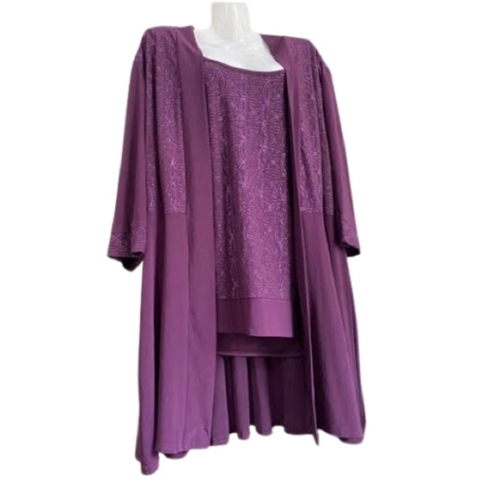 Mother in Law Dress Deep Purple R & M Richards Woman